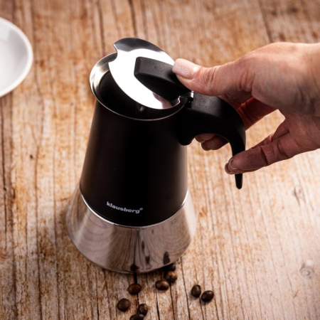 Espressor moka  4 cesti din otel inoxidabil (KB-7844) [5]
