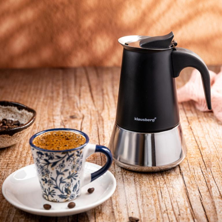 Espressor moka  4 cesti din otel inoxidabil (KB-7844) [15]