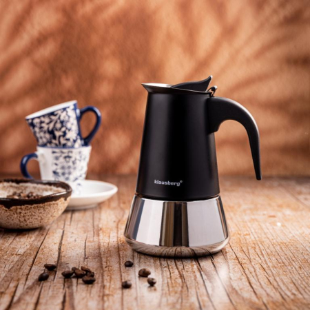 Espressor moka  4 cesti din otel inoxidabil (KB-7844) [13]