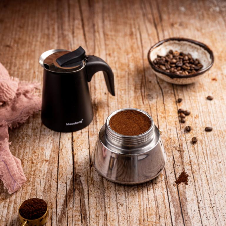 Espressor moka 6 cesti din otel inoxidabil (KB-7845) [6]