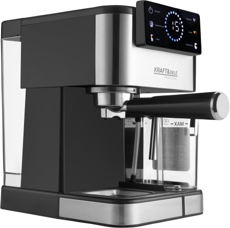 Espressor manual 1500W 20 bar cu PID afisaj LCD si spumare lapte (KD4292) [2]