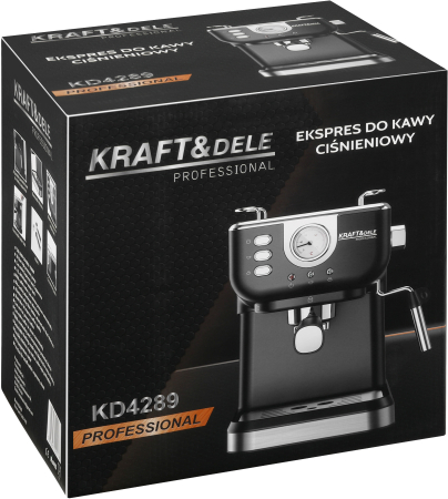 Espressor manual 1500W cu duza abur pentru espresso si cappuccino rezervor detasabil si indicator temperatura (KD4289) [15]