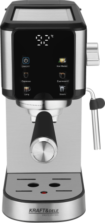 Espressor manual 20 bar 1500W cu panou tactil si afisaj LED pentru espresso cappuccino si latte (KD4290) [2]