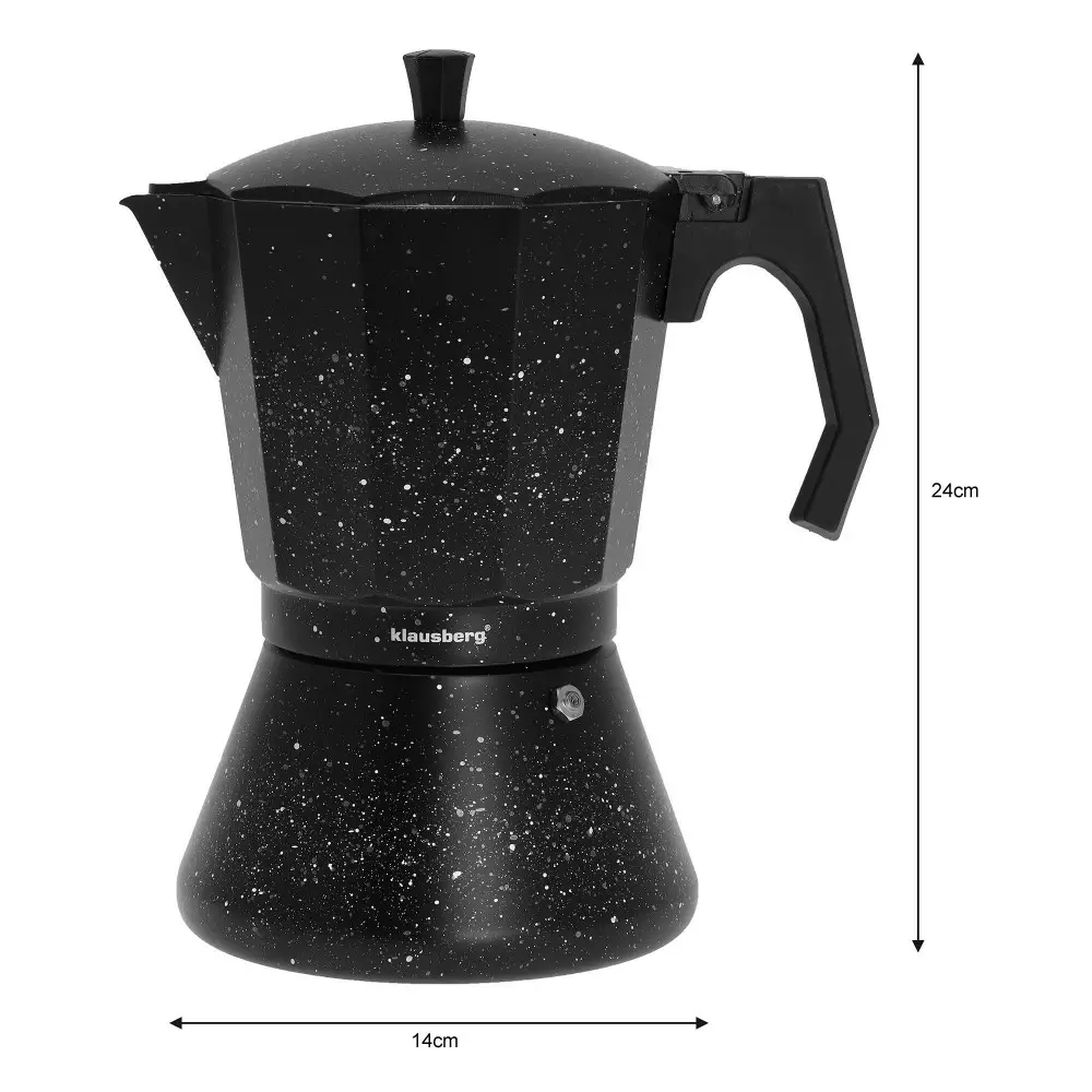 Espressor moka marmura neagra 12 cesti (KB-7161) [2]