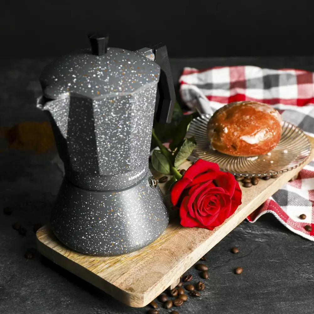 Espressor moka marmura gri 12 cesti (KB-7298) [3]