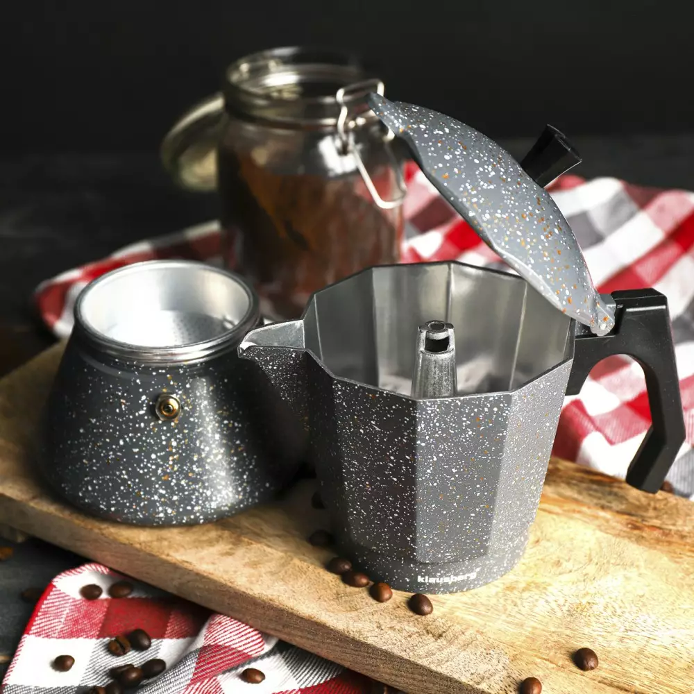 Espressor moka marmura gri 12 cesti (KB-7298) [2]