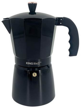 Espressor moka aluminiu negru, 12 cesti (KH-1885) [3]