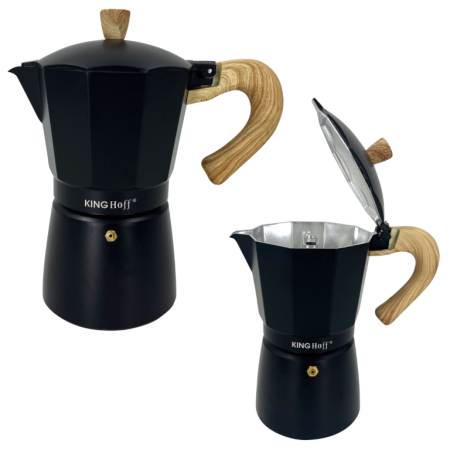 Espressor moka din aluminiu, capacitate 6 cesti (KH-1886) [2]