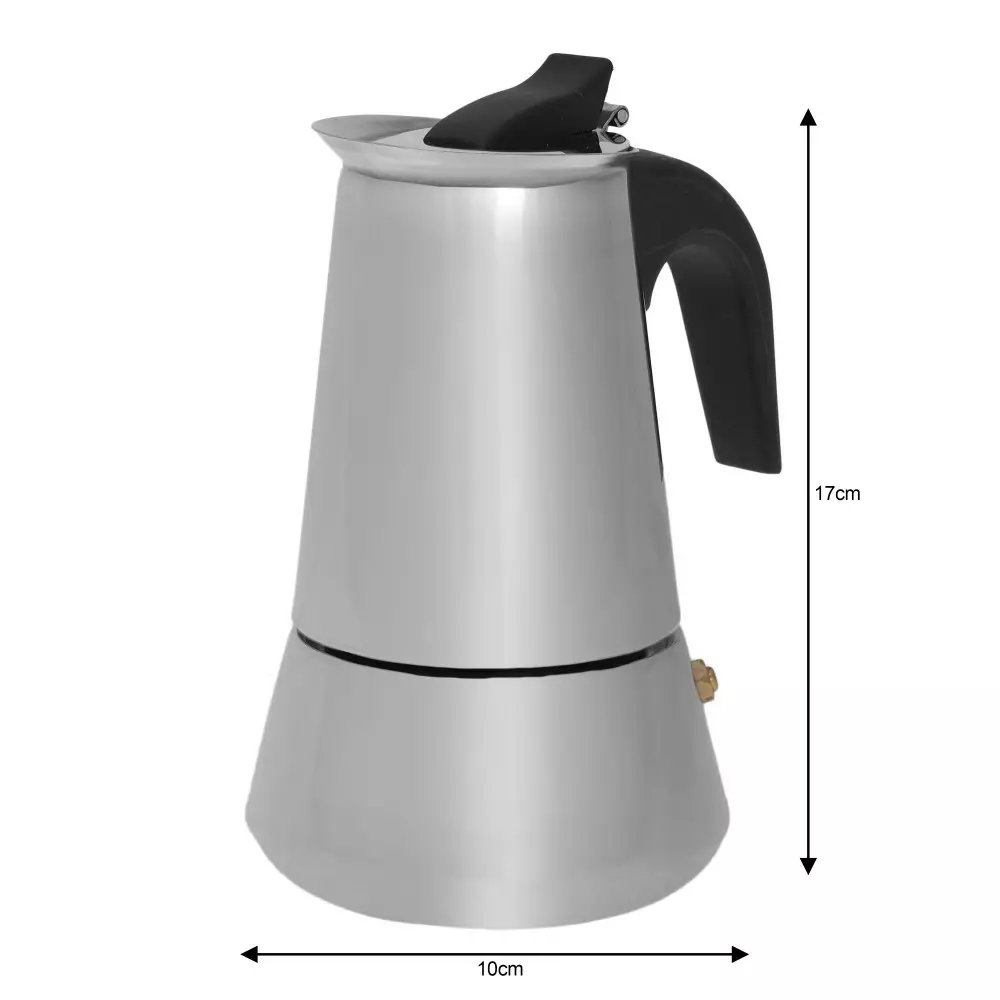 Espressor moka din otel inoxidabil, capacitate 4 cani (KH-1044) [1]