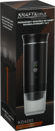 Espressor portabil 3in1 20bar 125W afisaj LED USB pentru cafea macinata si capsule (KD4285) [1]