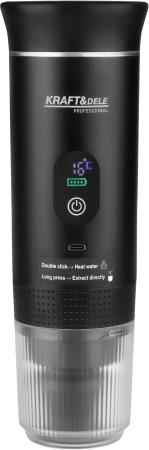 Espressor portabil 3in1 20bar 125W afisaj LED USB pentru cafea macinata si capsule (KD4285) [3]
