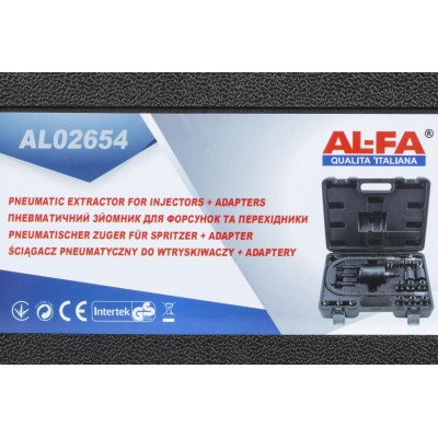 Extractor pneumatic pentru injectoare cu adaptoare 24 piese 10 bar (AL02654) [7]