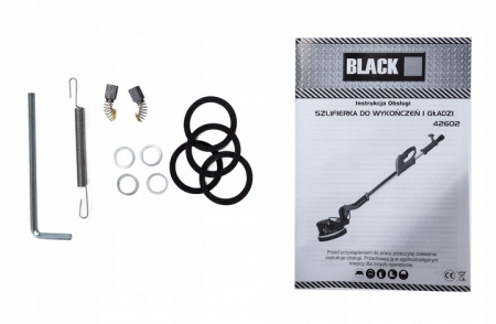 Masina, aparat slefuit pereti 2000W 225mm cu aspirare extensibil girafa cu lumina LED (42602) [6]