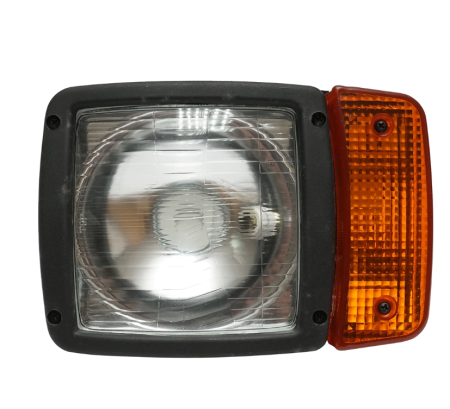 Lampa/stop auto - Far fata complet compatibil JCB 3CX, 4CX, faza scurta/lunga, 210x150mm (DISHB57)