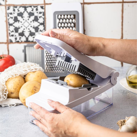 Feliator manual pentru legume si razatoare multifunctionala cu accesorii interschimbabile (KH-1873-1) [19]