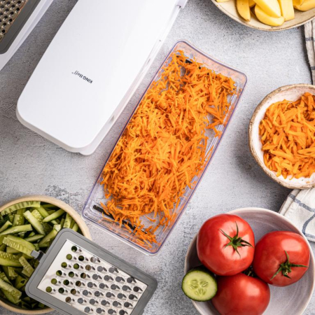 Feliator manual pentru legume si razatoare multifunctionala cu accesorii interschimbabile (KH-1873-1) [27]