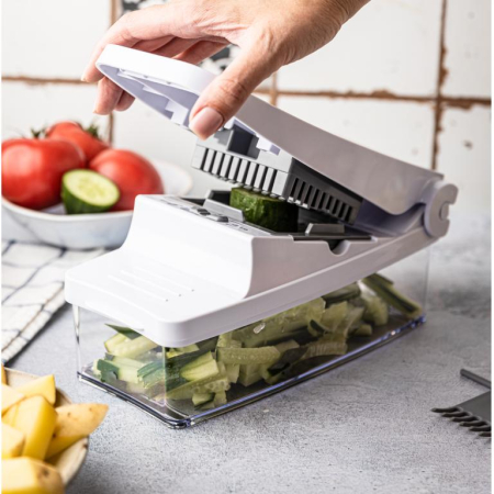 Feliator manual pentru legume si razatoare multifunctionala cu accesorii interschimbabile (KH-1873-1) [34]