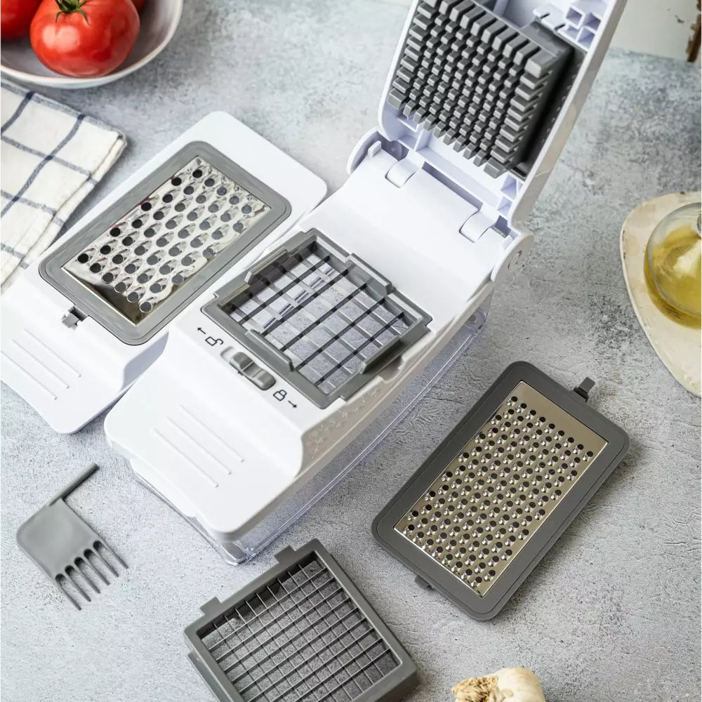 Feliator manual pentru legume si razatoare multifunctionala cu accesorii interschimbabile (KH-1873-1) [3]