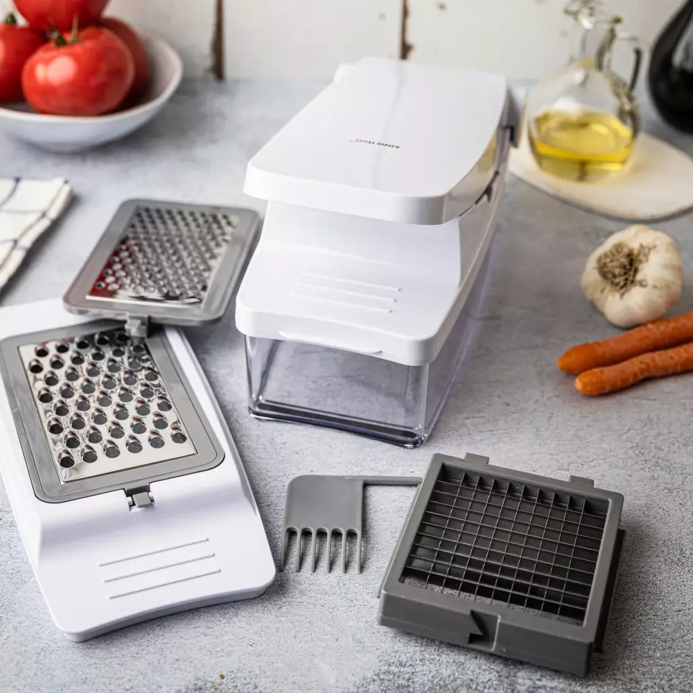 Feliator manual pentru legume si razatoare multifunctionala cu accesorii interschimbabile (KH-1873-1) [16]