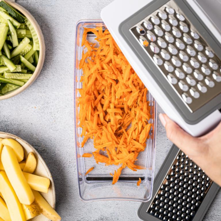 Feliator manual pentru legume si razatoare multifunctionala cu accesorii interschimbabile (KH-1873-1) [25]