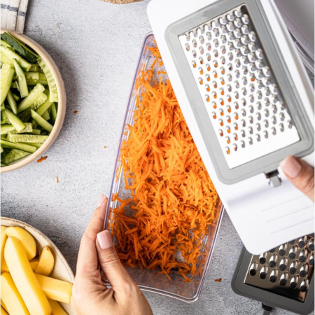 Feliator manual pentru legume si razatoare multifunctionala cu accesorii interschimbabile (KH-1873-1) [29]