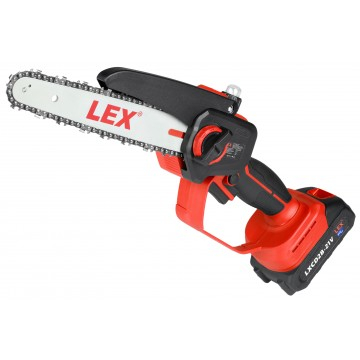 Ferastrau cu lant cu acumulator pentru crengi 21v 2ah ghidaj 8 inch 20cm cu accesorii si valiza (LXCD2B-21V) [13]