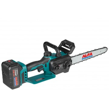 Ferastrau cu lant pe acumulator 12" 21V 4.0Ah, 2 acumulatori, 2 sine, 2 lanturi (ALCRH-21BL) [2]