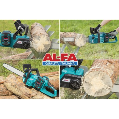 Ferastrau cu lant pe acumulator 16" 36V, include 2 acumulatori 4.0Ah si incarcator (ALCCS16-36V) [21]