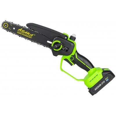 Ferastrau cu lant pe acumulator 21V 3.0Ah pentru crengi, sina 8" 20 cm (ASCD2B-21V) [15]