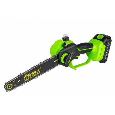 Ferastrau cu lant pe acumulator 21V 3.0Ah pentru crengi, sina 8" 20 cm (ASCD2B-21V) [17]