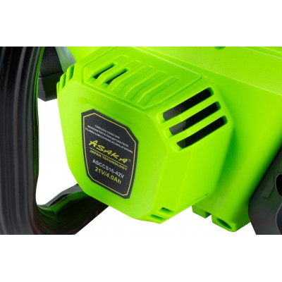 Ferastrau cu lant pe acumulator Asaka 16" 42V, include 2 acumulatori, 2 lanturi, 2 sine (ASCCS16-42V) [5]