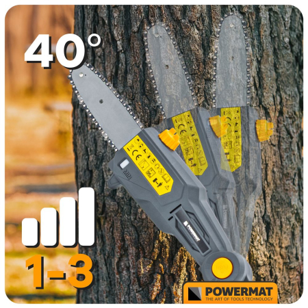 Ferastrau cu lant telescopic (emondor) cu acumulator 20V, 2Ah, lungime 172-240 cm, PM0744 (PM-APW-20C) [17]