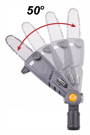 Ferastrau cu lant telescopic (emondor) cu acumulator 20V, 2Ah, lungime 172-240 cm, PM0744 (PM-APW-20C) [12]