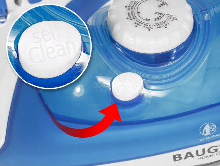 Fier calcat 2200W abur autocuratare talpa otel inoxidabil 22.5x12cm (B8100) [8]