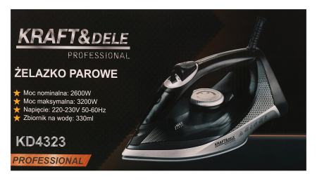 Fier de calcat cu abur 3200 W, rezervor 330 ml (KD4323) [12]