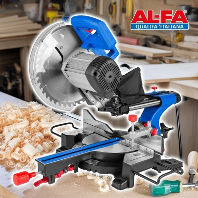Fierastrau circular cu mitra  si laser pentru lemn 1800W (ALCM-305i ) [1]