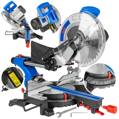 Fierastraie - Fierastrau circular cu mitra  si laser pentru lemn 1800W (ALCM-305i )