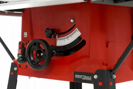 Fierastrau circular lemn cu masa 2800W inclinare reglabila unghi stationar banc (KD3151) [4]