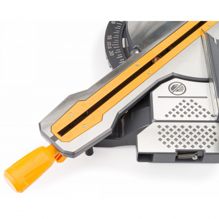 Fierastrau circular masina aparat debitat lemn 2200W 305mm debitator sanie glisare inclinare reglabila (PM0874) [10]