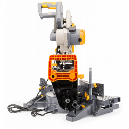 Fierastrau circular masina aparat debitat lemn 2200W 305mm debitator sanie glisare inclinare reglabila (PM0874) [6]