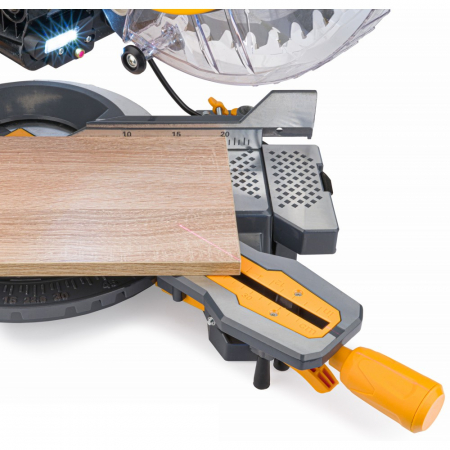 Fierastrau circular masina aparat debitat lemn 2200W 305mm debitator sanie glisare inclinare reglabila (PM0874) [12]