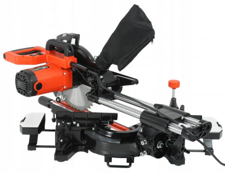 Fierastrau circular masina aparat debitat lemn 2200W debitator cu sanie glisare inclinare reglabila unghi (N4136) [9]