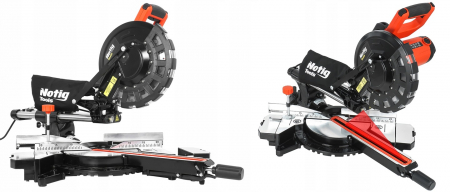 Fierastrau circular masina aparat debitat lemn 2200W debitator cu sanie glisare inclinare reglabila unghi (N4136) [3]