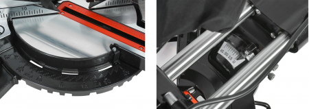 Fierastrau circular masina aparat debitat lemn 2200W debitator cu sanie glisare inclinare reglabila unghi (N4136) [2]