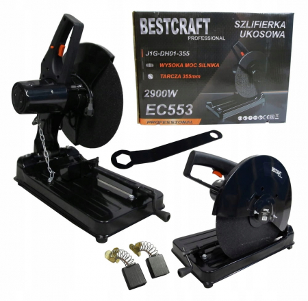 Aparat frezat / taiat - Fierastrau debitat metale 2900w disc 355mm circular debitator masa menghina reglaj (EC553)