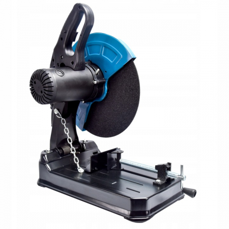 Fierastrau debitat metale 3500w disc 350mm, circular/ debitator stationar cu masa si menghina reglaj unghi (42264) [1]