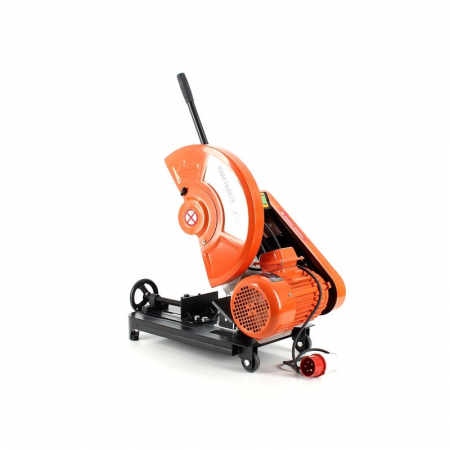 Fierastrau debitat metale profesional 380V 400V trifazat trifazic disc 400mm pe curea (KD594) [8]