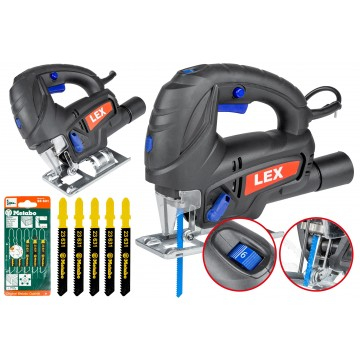 Fierastrau electric pendular vertical 950W + 5 panze pentru lemn 50mm (LXJS234-1) [0]