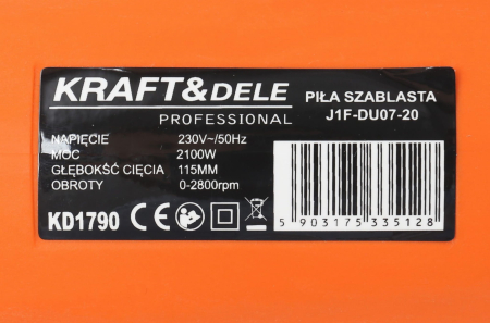 Fierastrau pendular electric tip sabie 2100W (KD1790) [4]