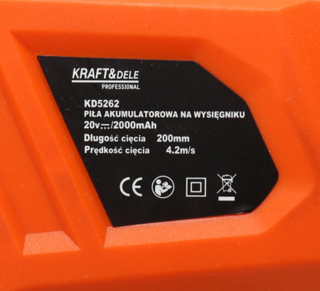 Fierastrau telescopic cu acumulator 2Ah 230-300cm (KD5262) [7]
